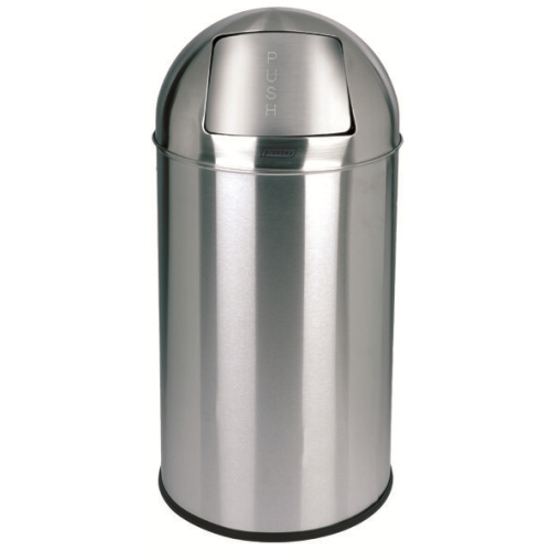 LOC. COLLECTEUR PUSH 40L - INOX MIROIR