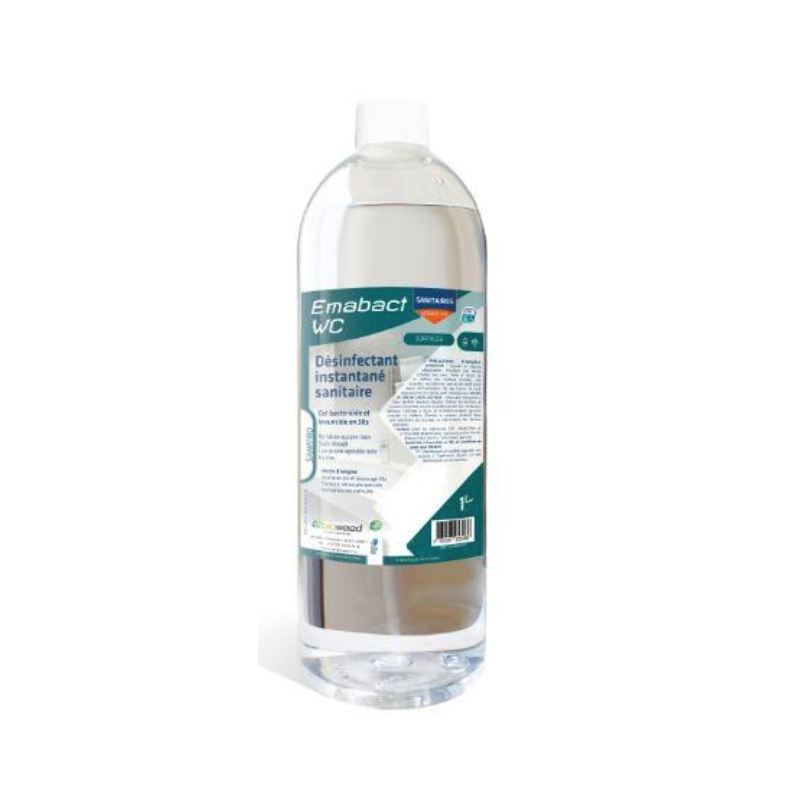 EMABACT DESINFECTANT WC EUCALYPTUS 1L (32 cartons de 12 bidons)