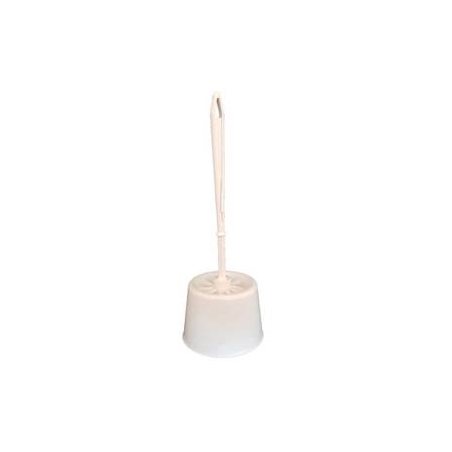 COMBINE BROSSE WC + SOCLE BLANC ADELYA