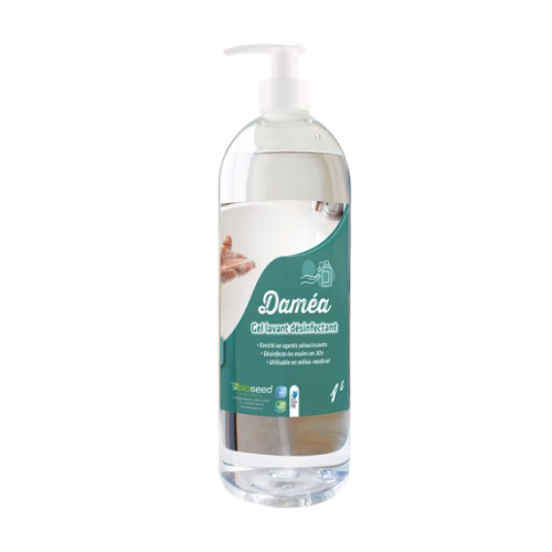 DAMEA GEL LAVANT DESINFECTANT 1L POMPE - OBIOSEED