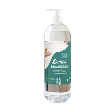 DAMEA GEL LAVANT DESINFECTANT 1L POMPE - OBIOSEED